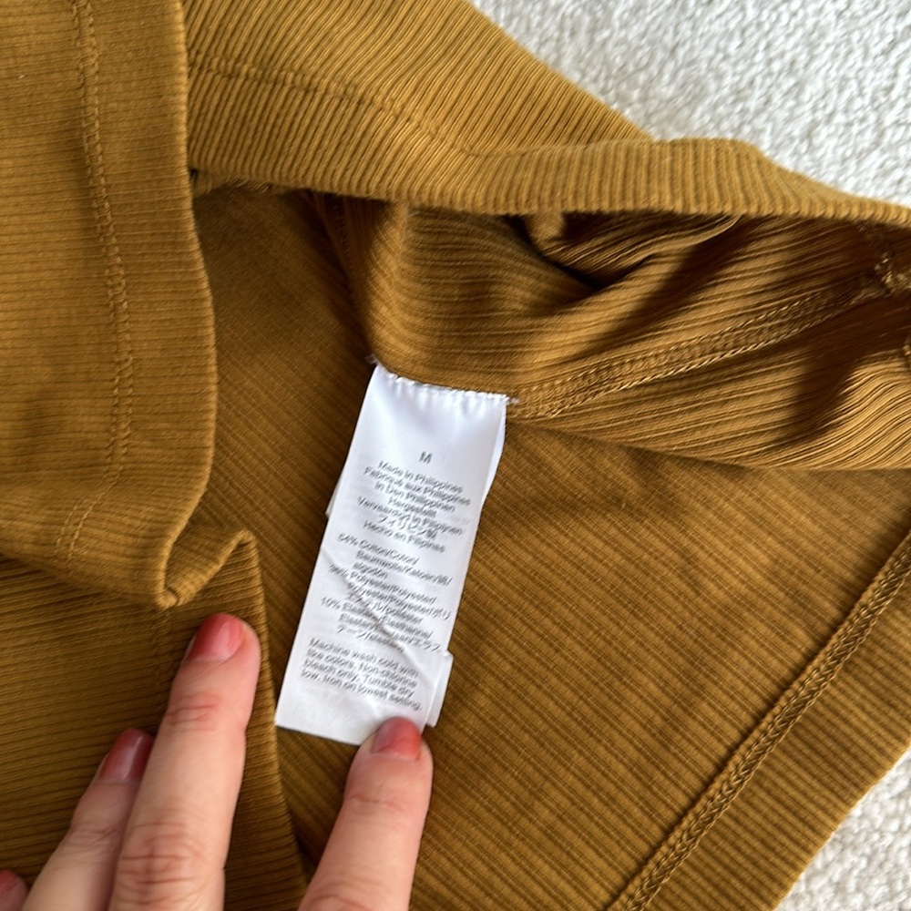 J.Crew Scoop Neck Ribbed Top - Picture 4 of 5